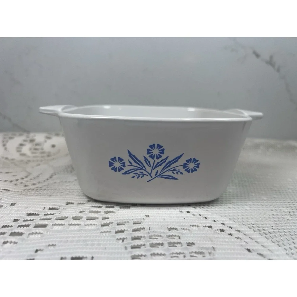 CorningWare Blue Cornflower P-43-B Petite Casserole 700ml Vintage